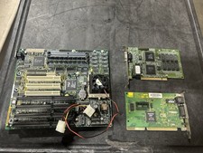 Vintage Intel Advanced/ZP Socket 5 Motherboard + Pentium 100 + 32mb + Vid/Eth picture