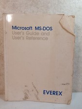 Everex  Microsoft MS-DOS 3.3 User Guide  Operating System Vintage picture