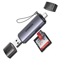 UGREEN SD Card Reader USB C, 3.0 Micro 2 in 1 Deep Gray picture
