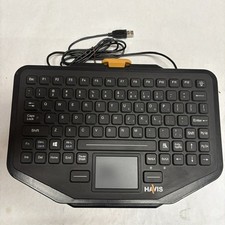 HAVIS KB-106 RED Backlight Keyboard SN.......731, Plus Havis QR Base C-KBM-201 picture