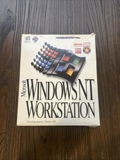 Microsoft Windows NT Workstation 3.51 Operating System Floppy Disc Manual & Key picture