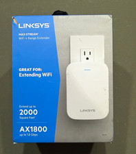 Linksys AX1800 WiFi 6 Extender RE7350 Dual-Band MU-MIMO White RJ-45 picture