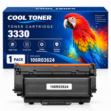 3330 Toner Cartridge Black Replacement for WorkCentre 3335 3335DNI 106R03624 picture
