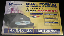 Pacific Digital Dual Format 4x DVD/CD Burner DVD+R/+RW Unopened picture