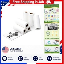 Fimax Mini Thermal Sticker Paper 57x30mm 6 Rolls for PeriPage A6 Vretti TP6S picture