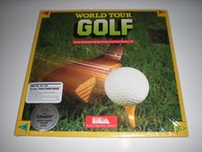 World Tour Golf for Dos IBM PC and Tandy by Electronic Arts.  Rare sealed game. picture