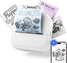 M02L Mini Thermal Sticker Printer, Portable Pocket Printer for Study Notes picture