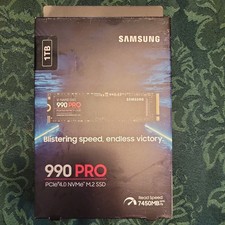 Samsung 990 Pro 1TB Internal SSD M.2 NVMe PCIe 4.0 Black picture