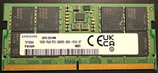 Samsung 16GB DDR5 SO-DIMM PC5-5600B 262-Pin RAM Module PC5-5600B-SAO-1010-XT picture