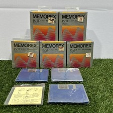 MEMOREX 1S/2D Single Sided 135 TPI 3 1/2” Microdisks Quantity 10 Lot Of 5 picture