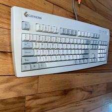 Vintage Gateway 2000 Keyboard 124-Key PS/2 Tested Working picture