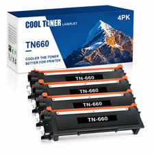 TN660 Toner Cartridge 4Pack For TN660 HL-2320D DCP-L2520DW MFC-L2707DW picture