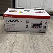 Canon PIXMA MP490 All-In-One Photo Inkjet Color LCD Printer Scanner—OPEN BOX picture