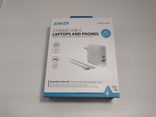 Anker 6' USB-C 60W Power Port Atom III Two Ports w Charging Cable (Open box) picture