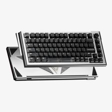 DrunkDeer A75 Ultra Wired Magnetic Switch Keyboard Silver Black New Open Box picture