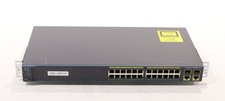 Cisco Catalyst 2960 24-Port Fast Ethernet Switch W/Ears P/N: WS-C2960-24TC-L picture