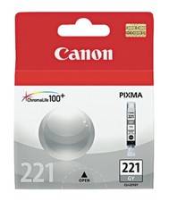 GENUINE Canon CLI-221 Gray Ink Cartridge for PIXMA MP980 MP990 picture