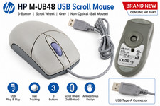 Genuine HP M-UB48 USB Scroll Mouse – Brand New picture