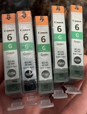 Canon BCI-6G Green Ink Jet Cartridges New Factory Sealed  Sold Separately No Box picture