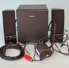 VTG Insignia NS-PCS21 Black Computer Speakers with Subwoofer - Works picture