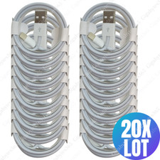 20X Wholesale Bulk 3/6FT For Apple iPhone Charger Data Cable Charging Cord Lot picture