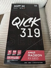 XFX Speedster QICK319 AMD Radeon RX 6800 Black Gaming Graphics Card SEALED picture