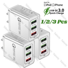 USB QC3.0 Wall Fast Charger Head Power Adapter For iPhone Android Google Samsung picture