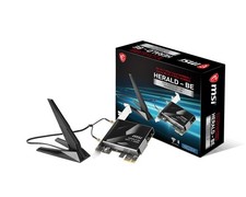 MSI Herald-BE WI-FI 7 MAX Wi-Fi 7, 802.11BE, Bluetooth 5.4, PCIe, Multi-Link ... picture