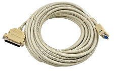 50Ft DB9 Female to DB25 Male Serial Cable AT Modem 24AWG Computer Cable NEW picture
