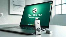 Newest Linux Mint 21.3 3 in 1 Bootable USB Drive Fast USB 3.0 Install or Live picture