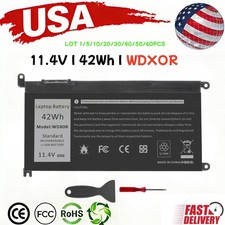 LOT 42Wh WDXOR Battery For DELL Inspiron 15 5567 5568 5368 7368 7569 7579 WDX0R picture