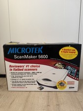 Microtek ScanMaker 5600 USB Flatbed Color Photo Document Scanner w/ Box Tested picture