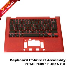 Dell OEM Inspiron 11 (3157 / 3158) Keyboard Palmrest Assembly - No TP - MKGV7 picture