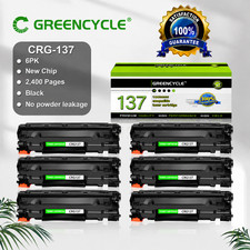 6PK Black CRG137 Toner Cartridge for Canon ImageClass MF237w MF244dw MF247dw INK picture
