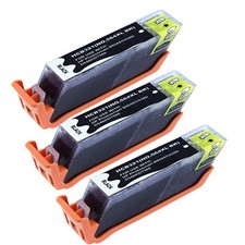 3 Pk Generic 564XL Black Ink For HP Photosmart C309 C309G C310a C410A C510 picture