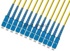 50M SC-SC Outdoor Armored Singlemode 12 Strands Fiber Optic Cable picture
