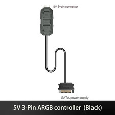 5V 3Pin ARGB Controller SATA Power Mini RGB Hub For PC Fan LED Light Strip picture