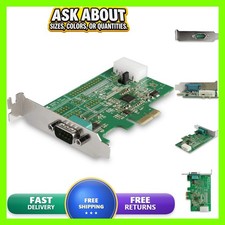 StarTech 1-Port PCI Express RS232 Serial Adapter Card PEX1S953LP TAA picture
