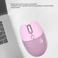 2.4G Cat Wireless Mouse Mute USB Receiver Cute Portable 3 Levels DPI Mouse FALH picture