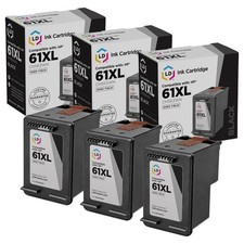 LD Reman Replacement Ink Cartridges for HP CH563WN (HP 61XL) HY Black 3pk picture