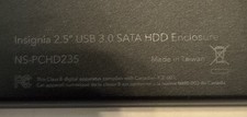 INSIGNIA USB 3.0 DESKTOP HARD DISK DRIVE ENCLOSURE NS-PCHD235 #102747-3 C picture