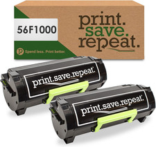 Print.Save.Repeat. Lexmark 56F1000 2-Pack Toner Cartridges for MS321, MS421 picture