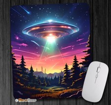 ALIENS UFO Abduction I BELIEVE - Mouse Pad / PC Mousepad - Game HOME OFFICE GIFT picture