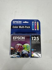 125 (T125520) Yellow/More than one color/Cyan Ink Cartridge NEW picture