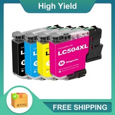 LC504XL LC504 Ink Cartridge 4 Pack Fits For MFC-J1355DW MFC-J1365DW MFC-J1367DW picture