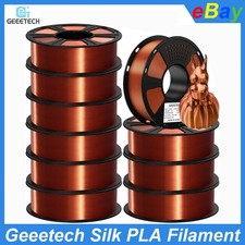 10kg Geeetech Silk PLA Filament 1.75mm 1kg/roll Silk Copper 3D Printer Filament picture