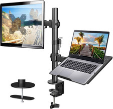 Adjustable Monitor Stand, Single Arm Desk Mount for 32 Inch Screen and 17 Inch L picture