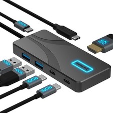 SABRENT USB C Hub 5-in-1 USB-C with 10Gbps, 10Gbps  picture