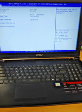 MSI GL62 6QF Core i5-6300HQ@2.30GHz, 4GB RAM , NO SSD , FOR PARTS/ Repair. picture