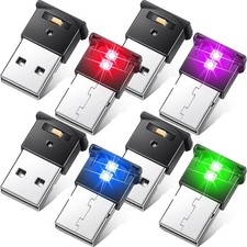 USB LED Light 2 Pieces, Mini Adjustable Brightness 8 Colors Night Lamp picture